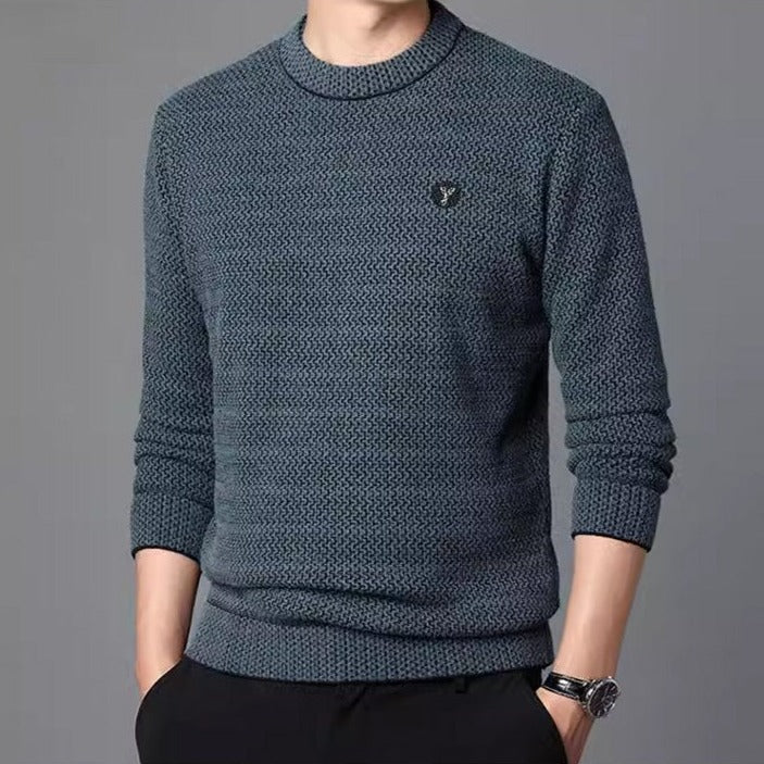 Steve™ Hyggelig strikket herresweater