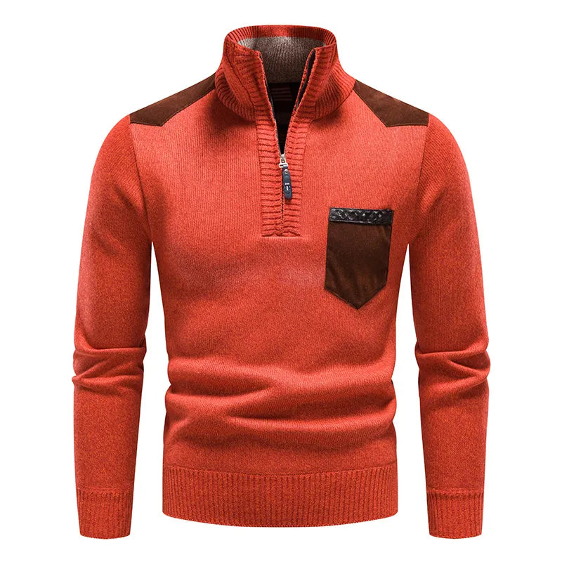 Alek | Sweater med lynlås 
