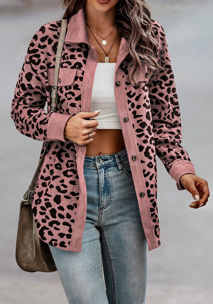Louise™ frakke med leopardprint