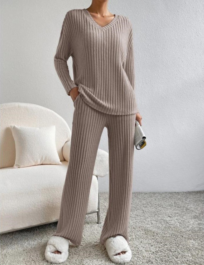 Leticia™ - Strikkede bukser og sweater til kvinder 
