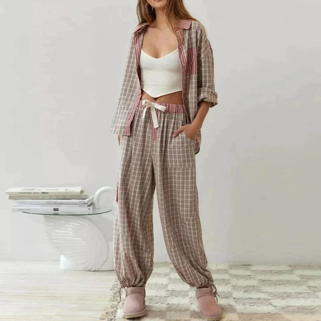 Callie™️ Ternet pyjamas til kvinder