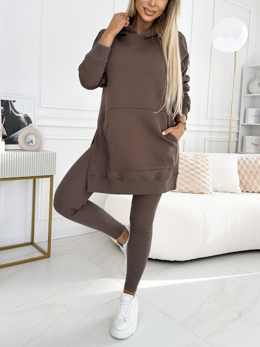 Tiffany - Chic Comfort Set: dameshoodie en legging in een set